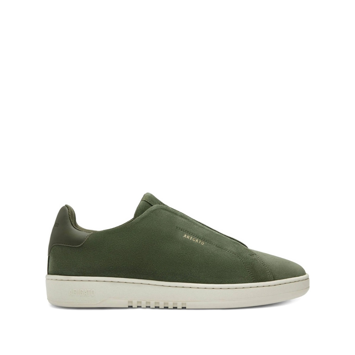 Dice Laceless elastic-panel suede-textured sneakers