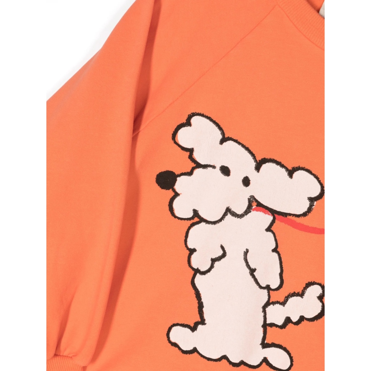 dog-print crew-neck sweatshirt - Img 3