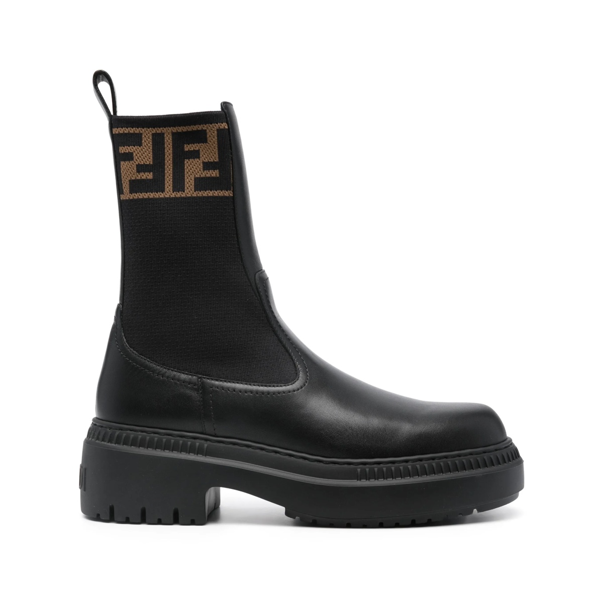 Domino leather ankle boots