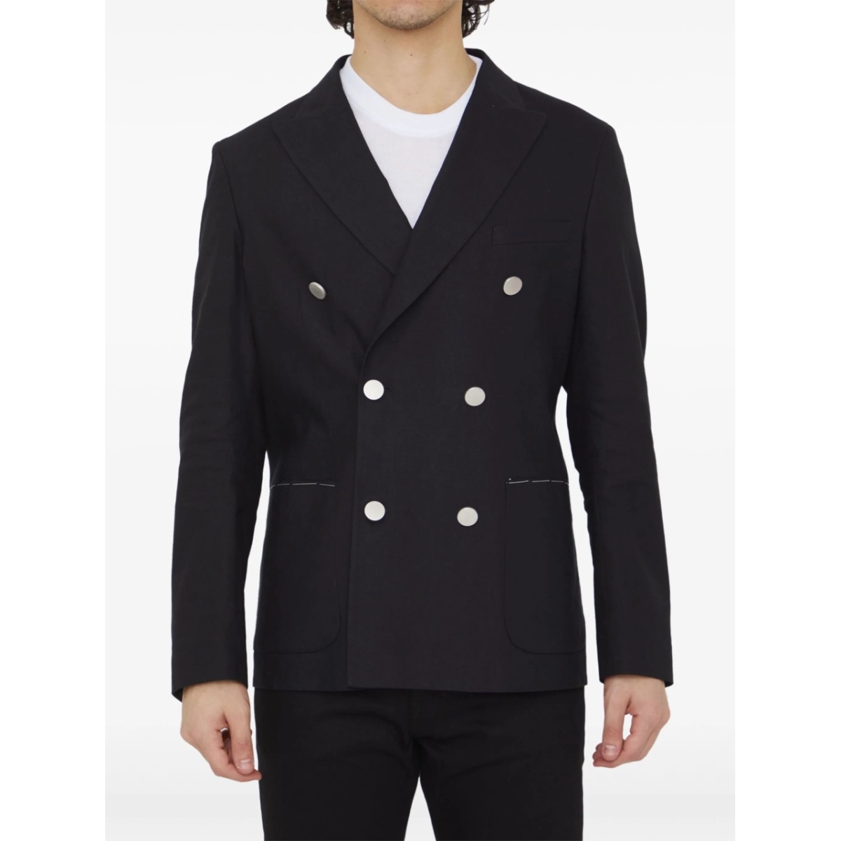 double-breasted blazer