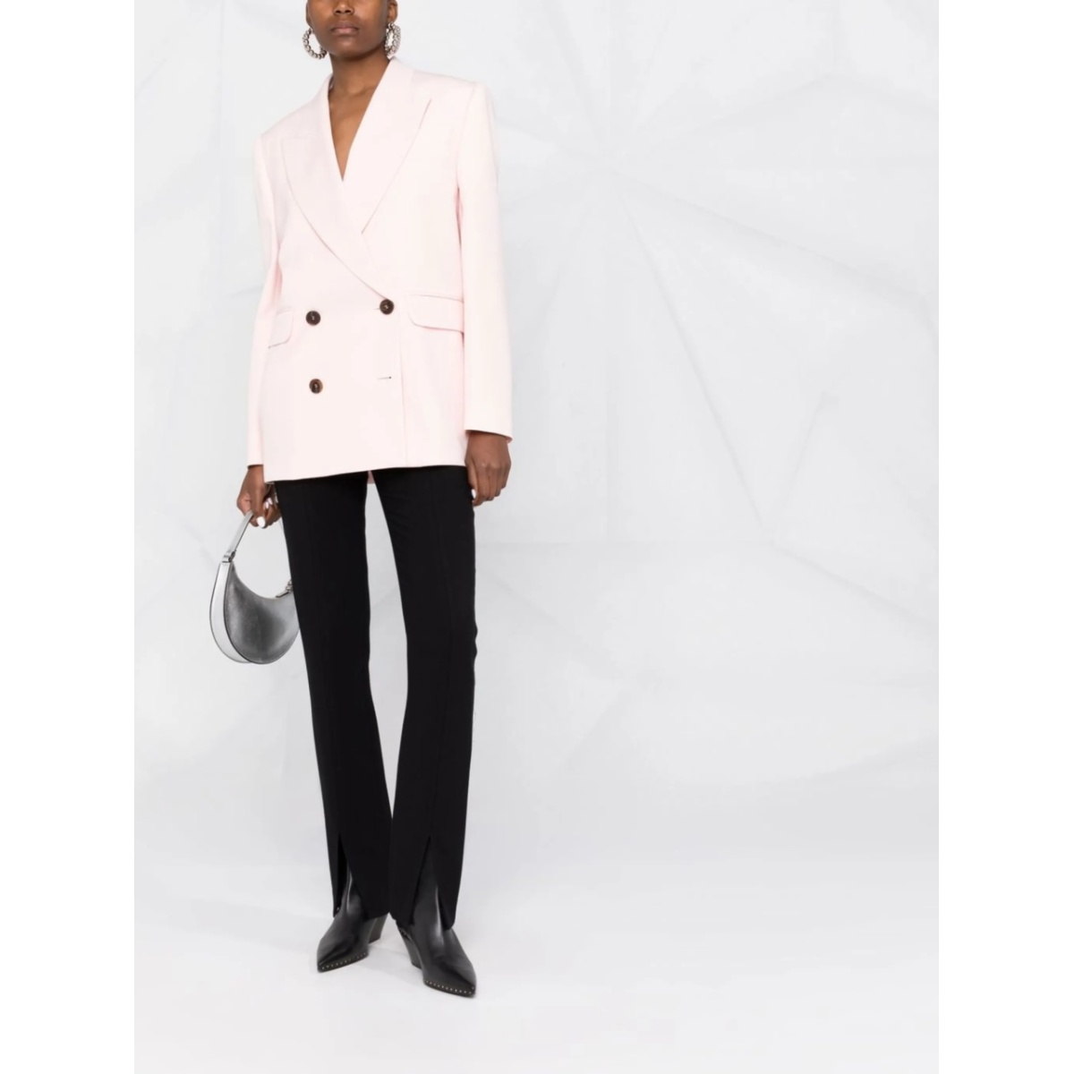 double-breasted boxy blazer - Img 2