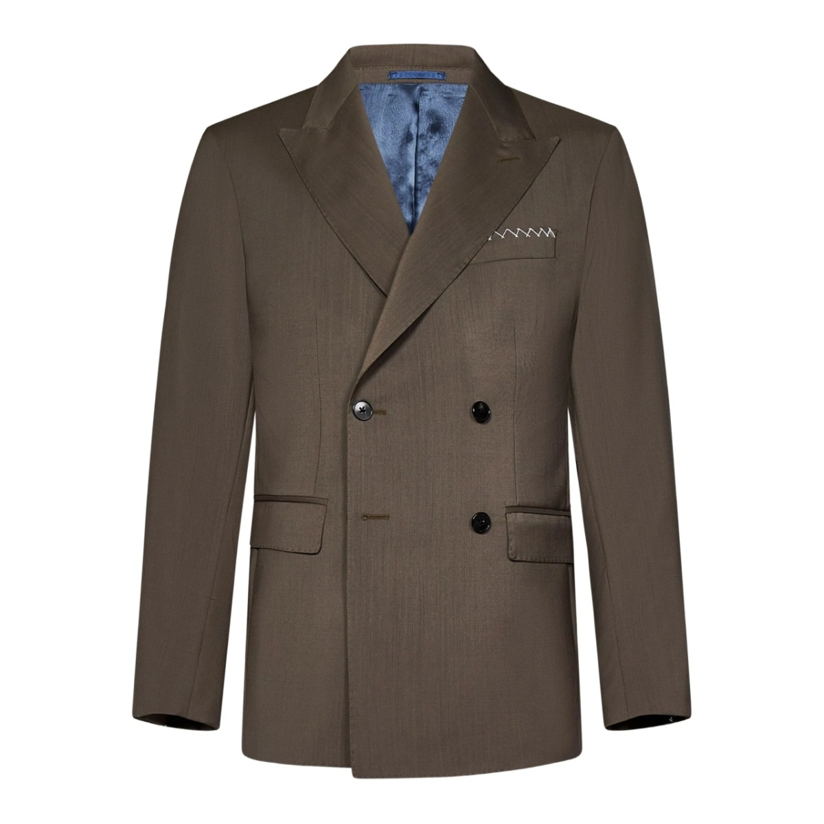 double-breasted tailored blazer