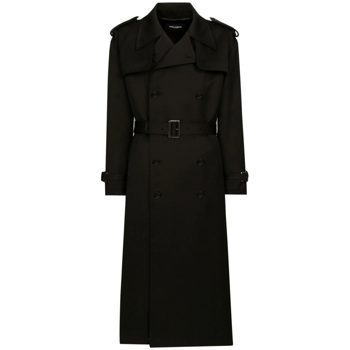 double-breasted trench coat