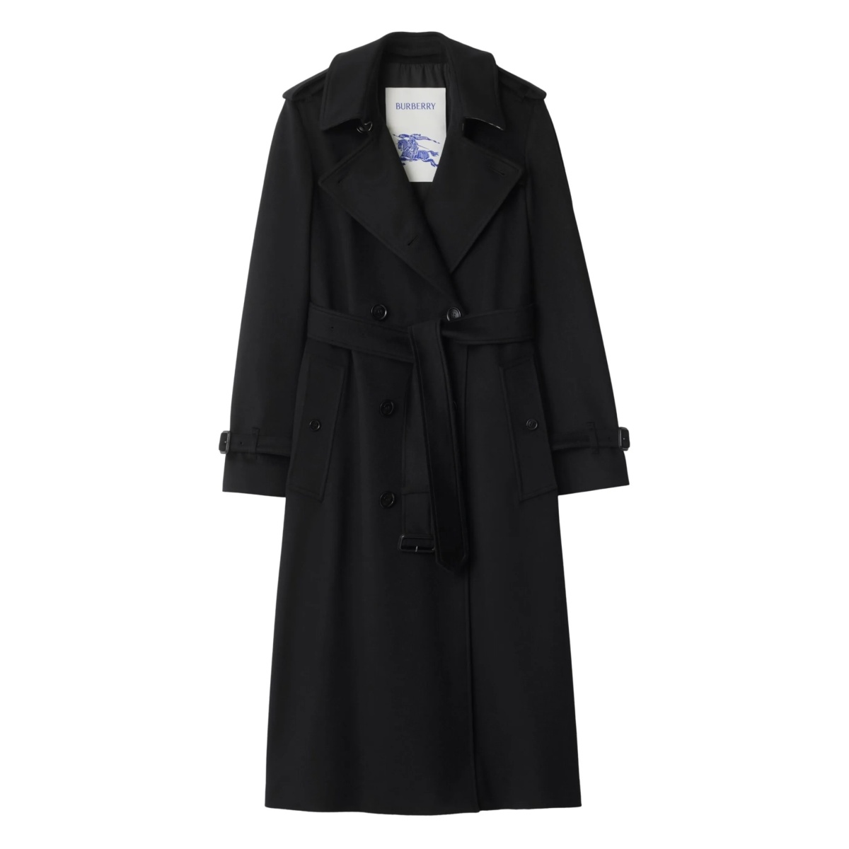 double-breasted trenchcoat