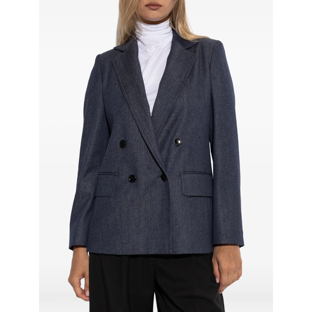 double-breasted wool jacket - Img 3