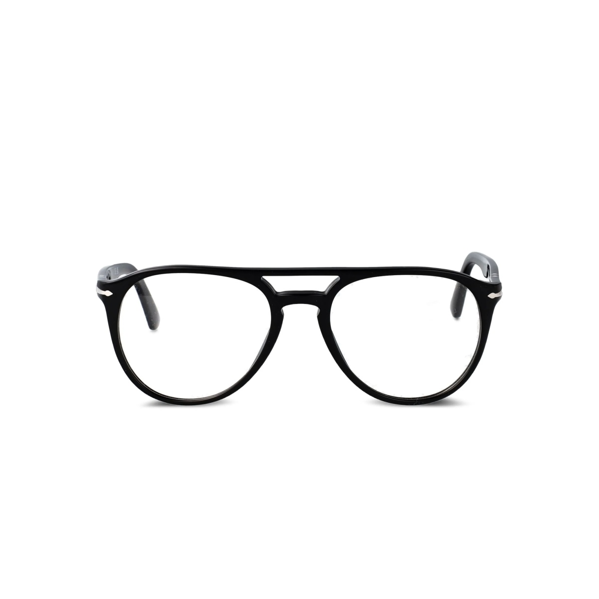 double-bridge round-frame glasses