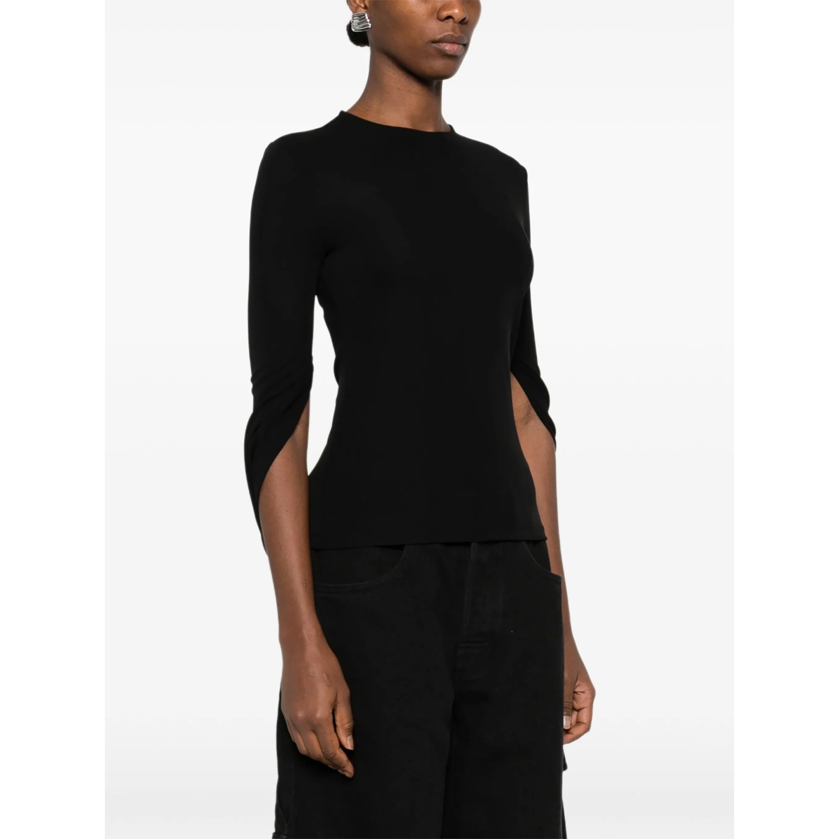 draped blouse - Img 3