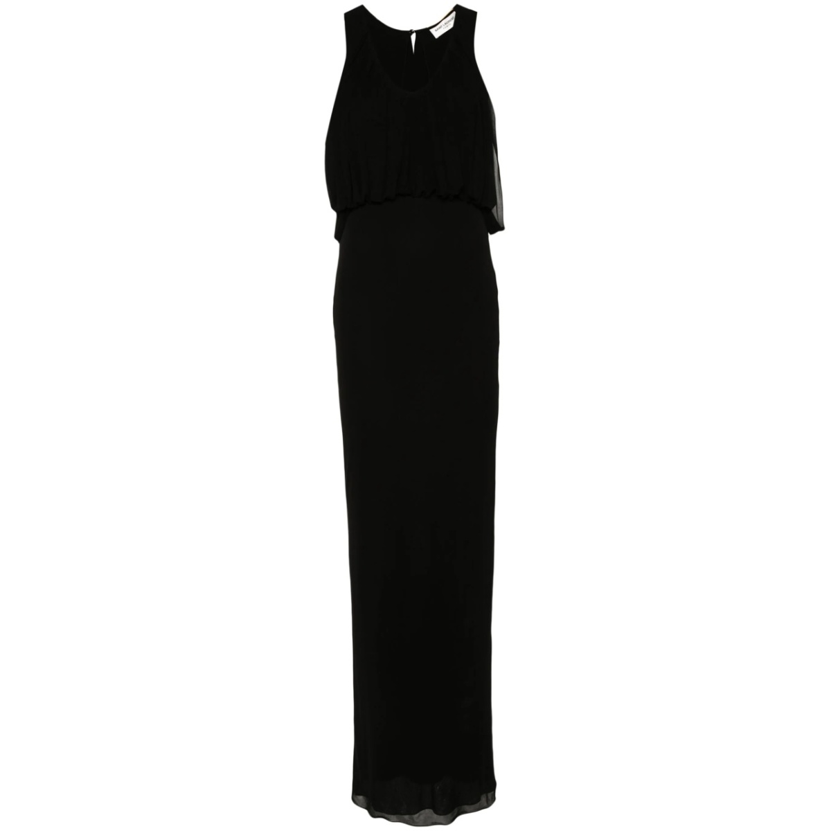 draped maxi dress