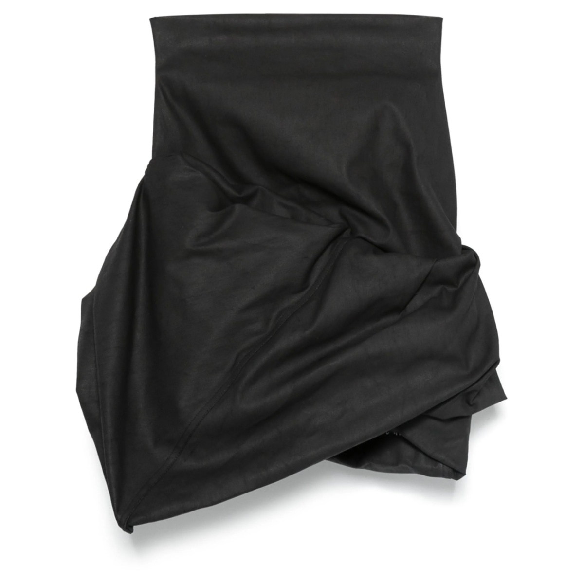 draped mini skirt