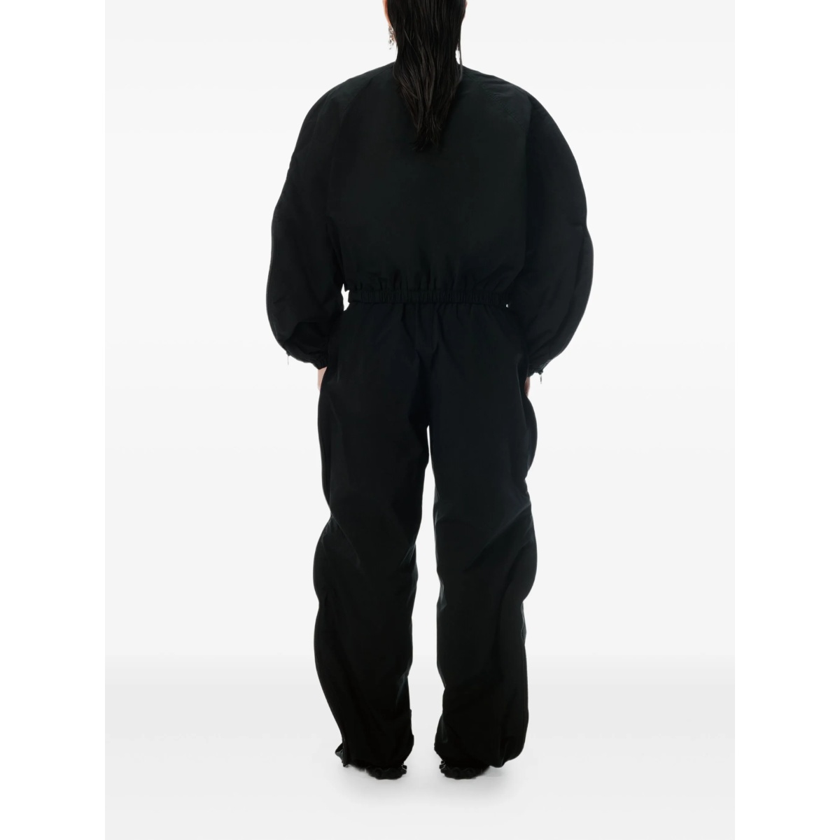 draped track pants - Img 3