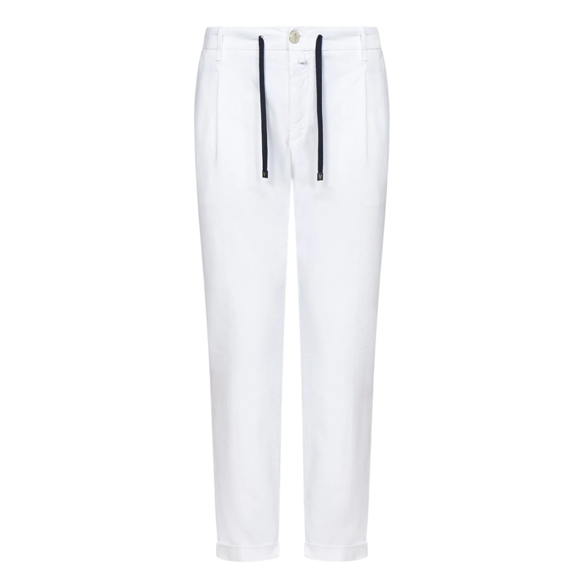 drawstring-waist trousers