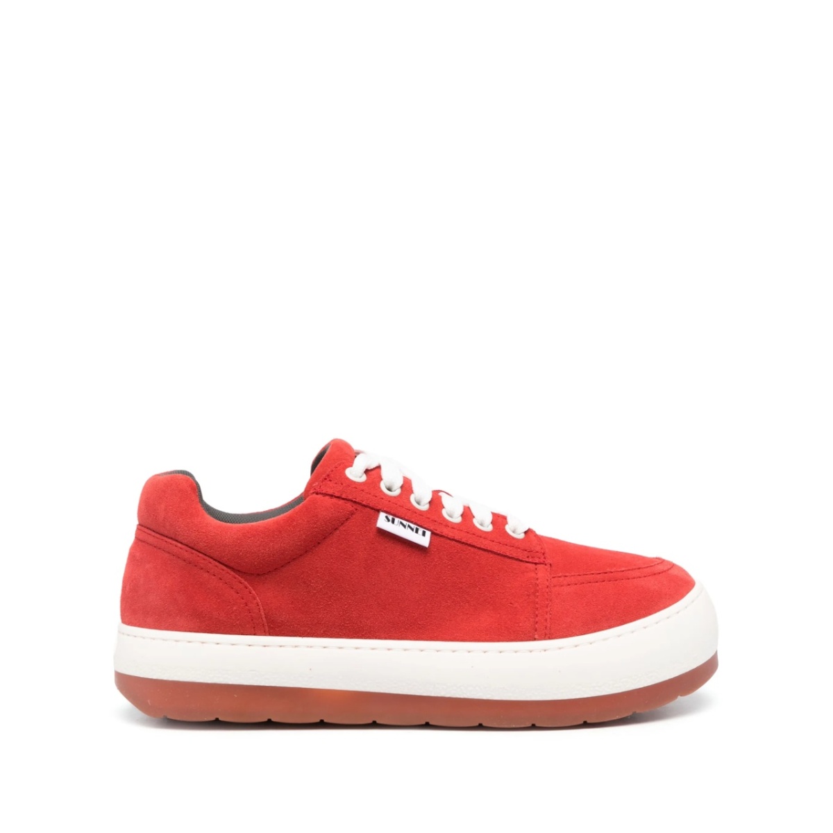Dreamy lace-up suede sneakers