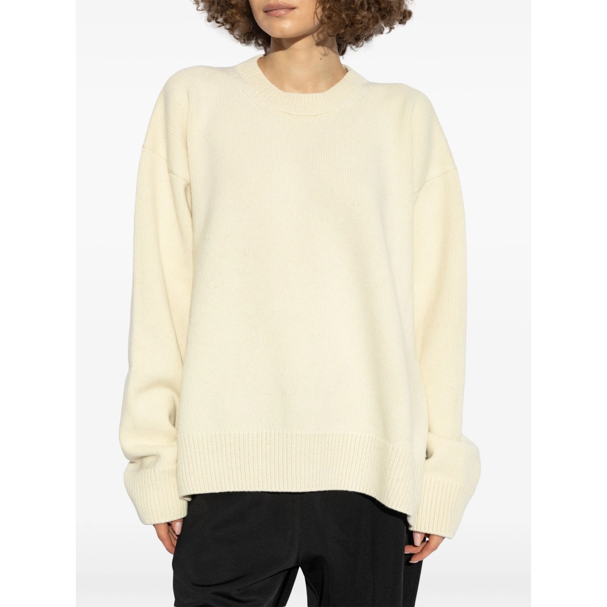 drop-shoulder crew-neck jumper - Img 3