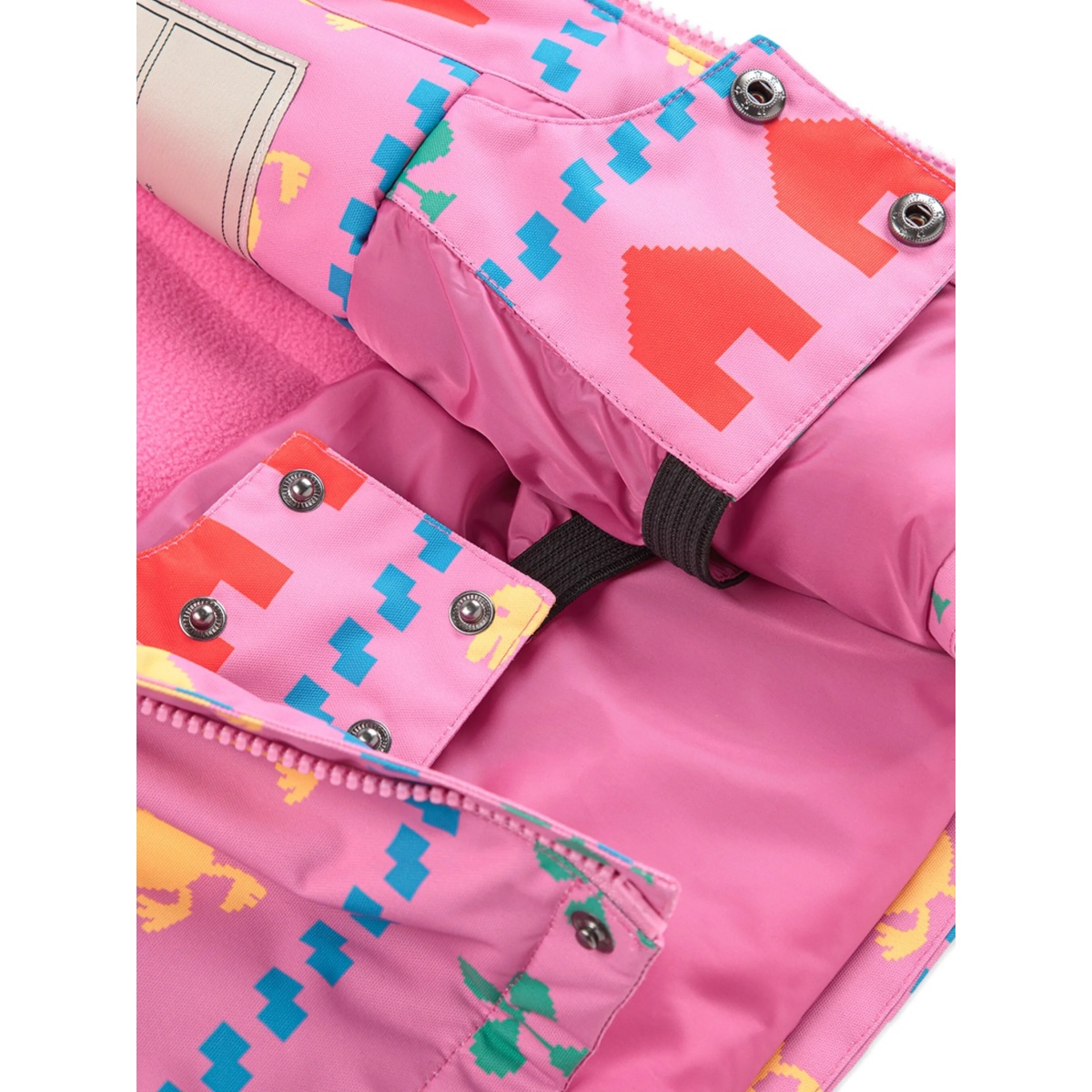 duck house print hooded jacket - Img 3