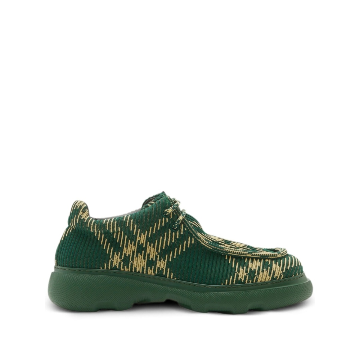 EKD check-print derby shoes