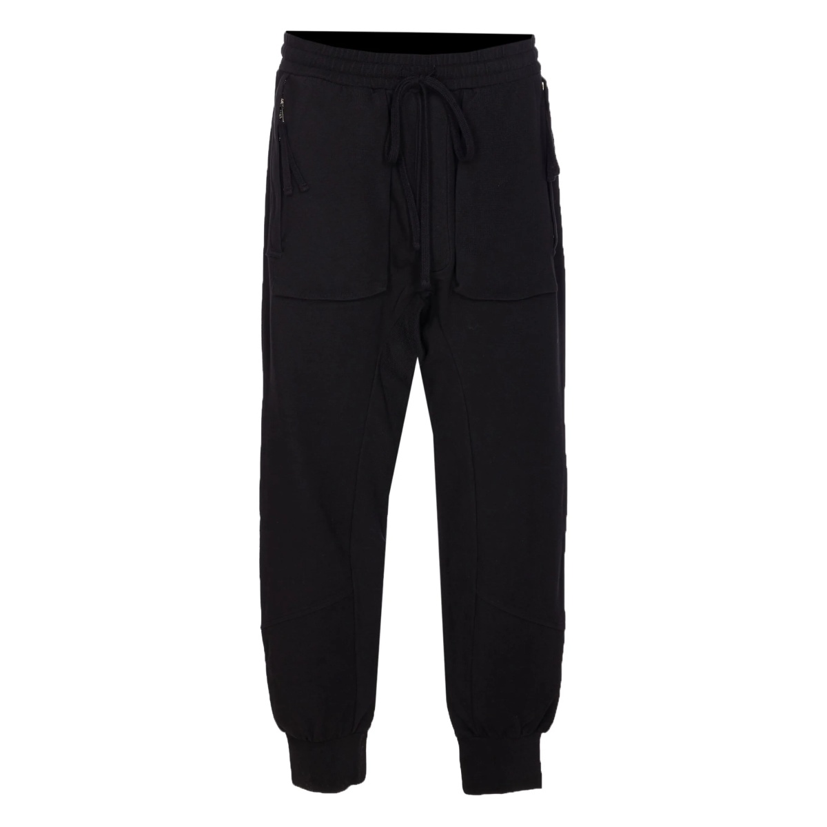 elasticated-waist pocket trousers