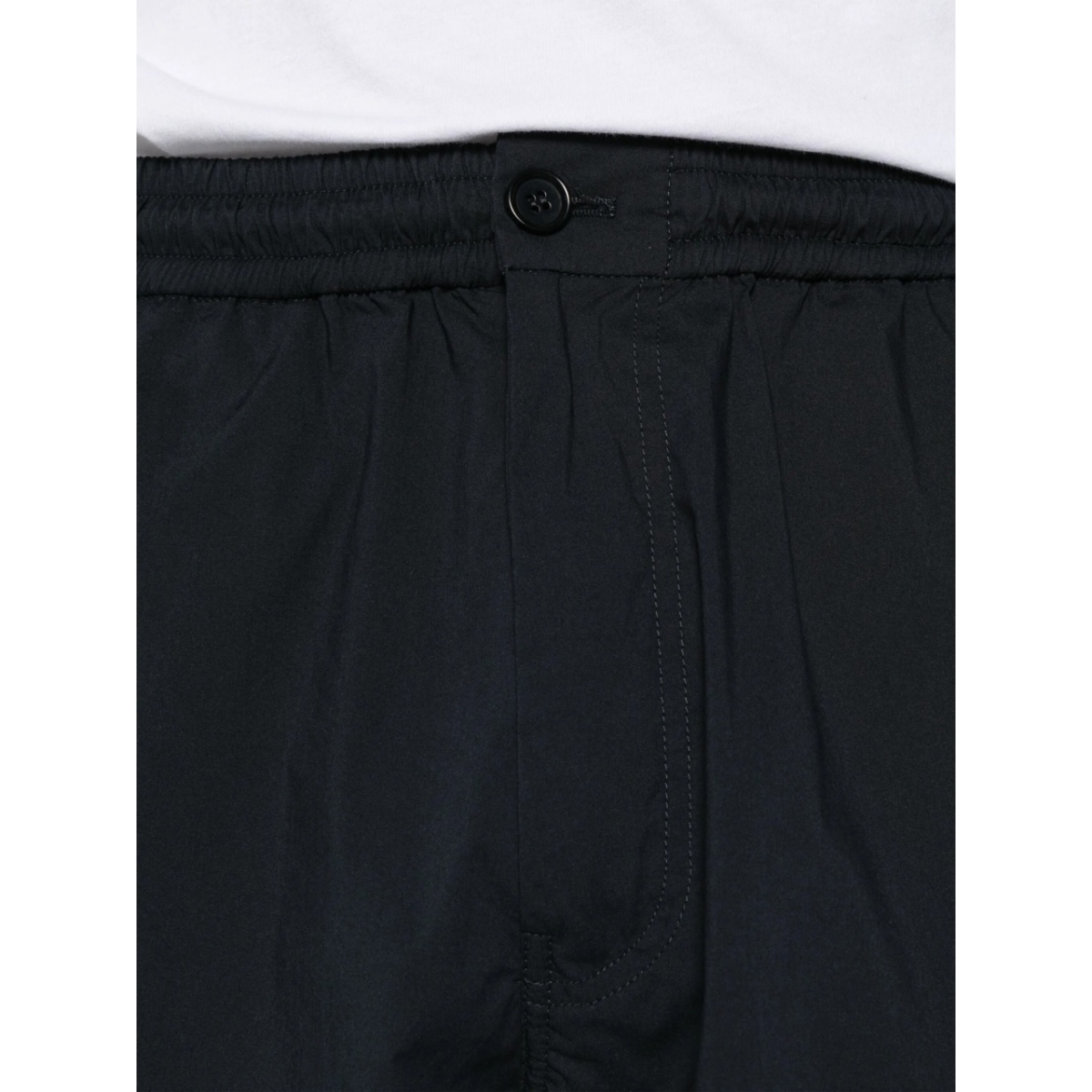 elasticated-waist poplin shorts - Img 5