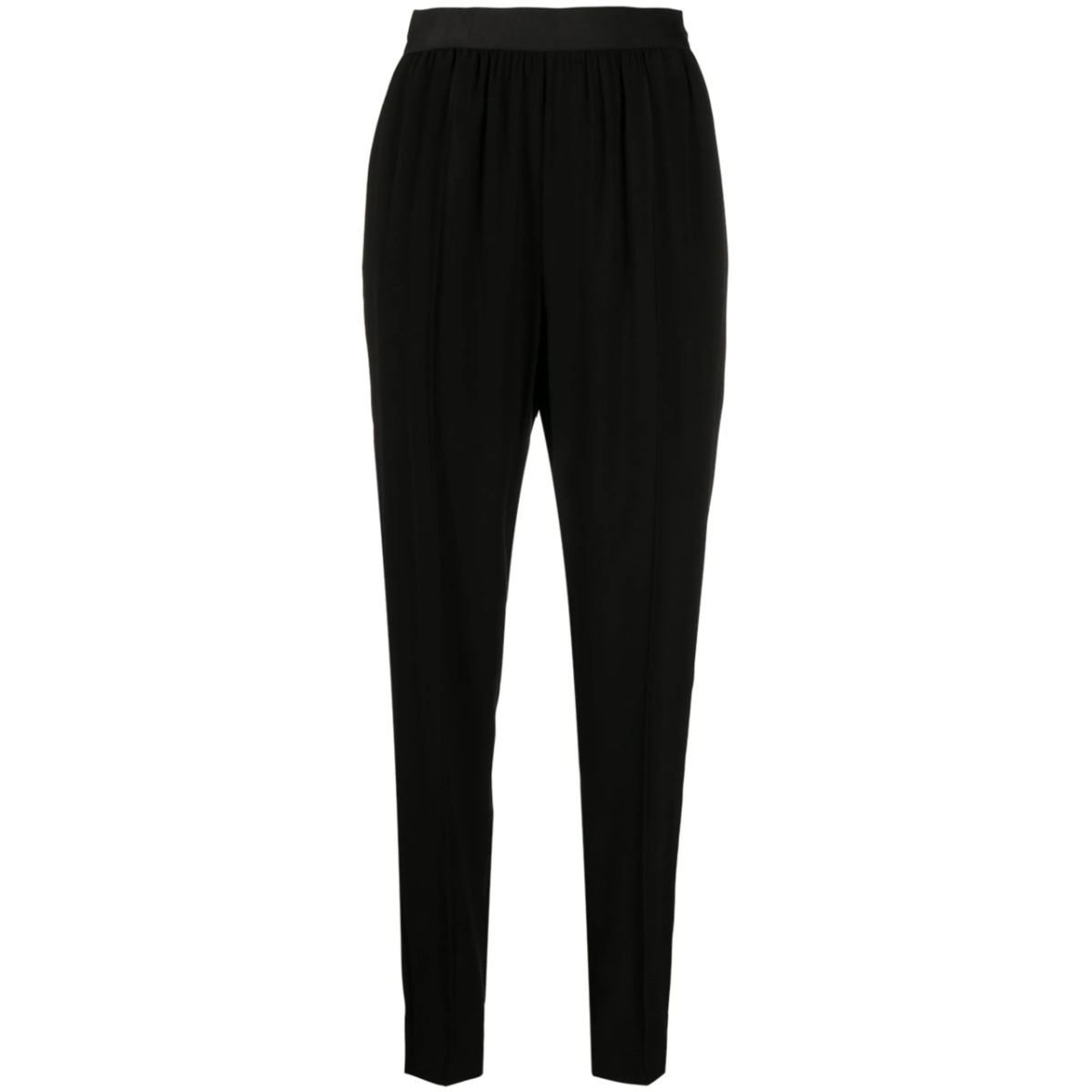 elasticated waistband tapered trousers
