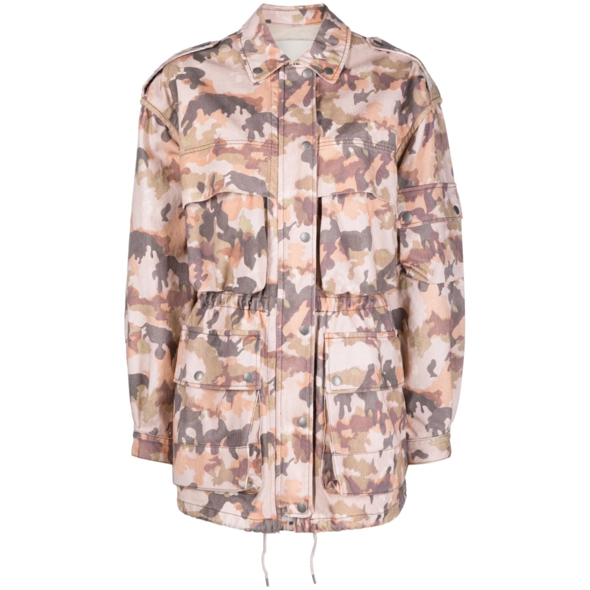 Elize camouflage-print cotton jacket