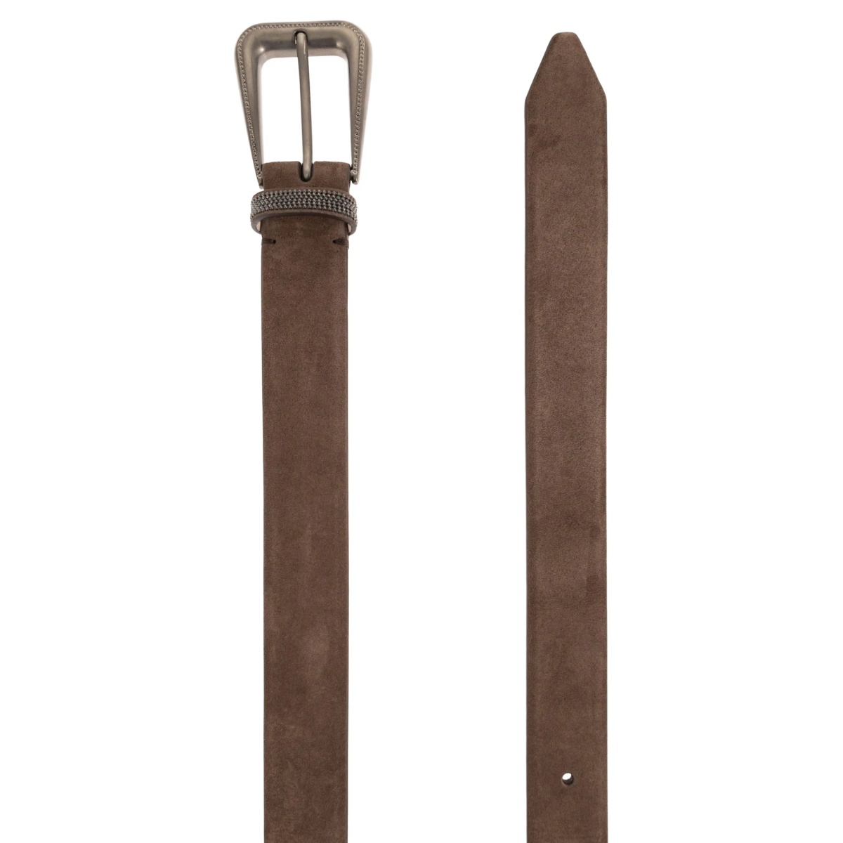 embellished buckle suede belt - Img 2