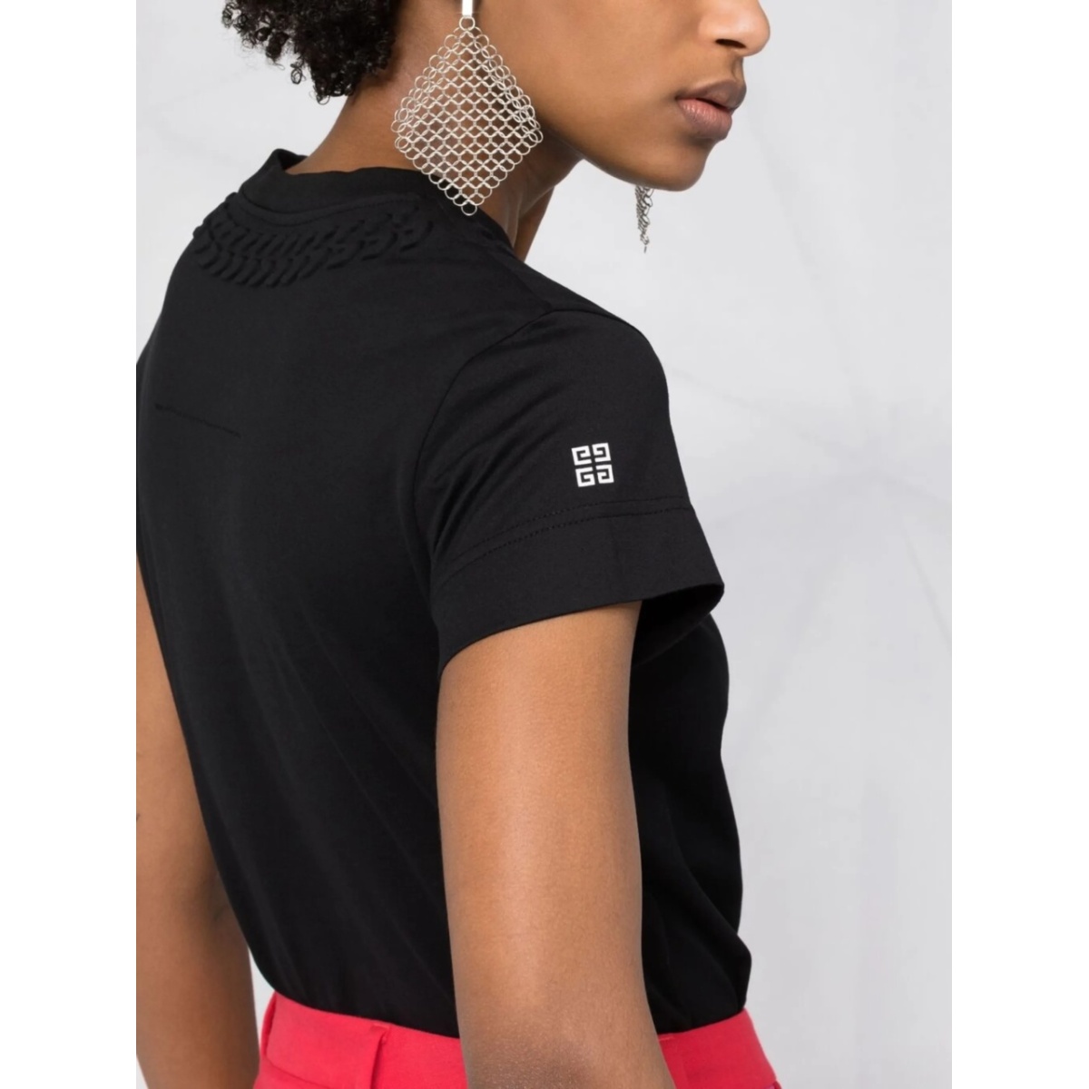 embossed jersey T-shirt - Img 3