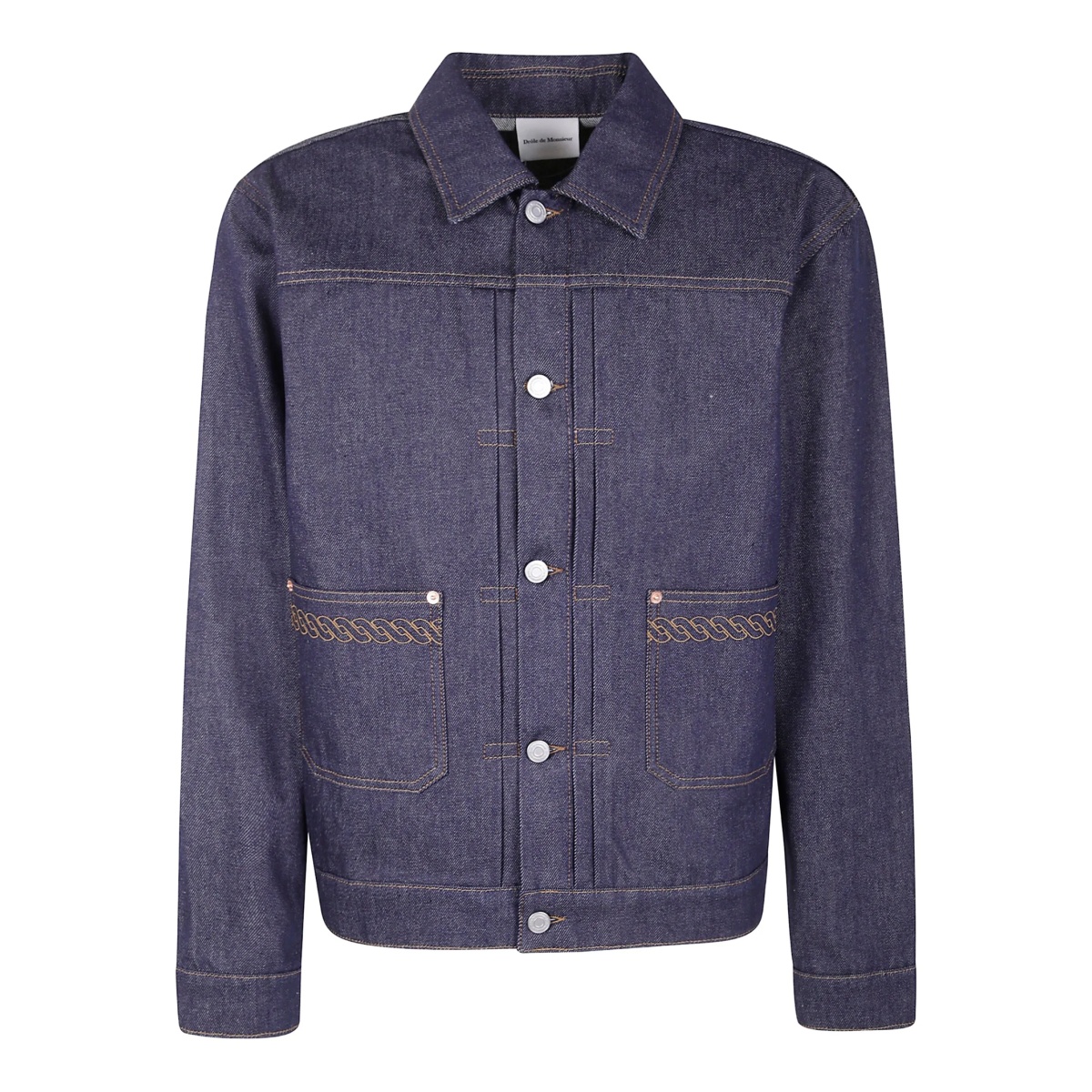 embroidered denim jacket
