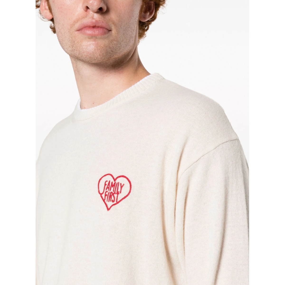 embroidered-logo crew-neck jumper - Img 5