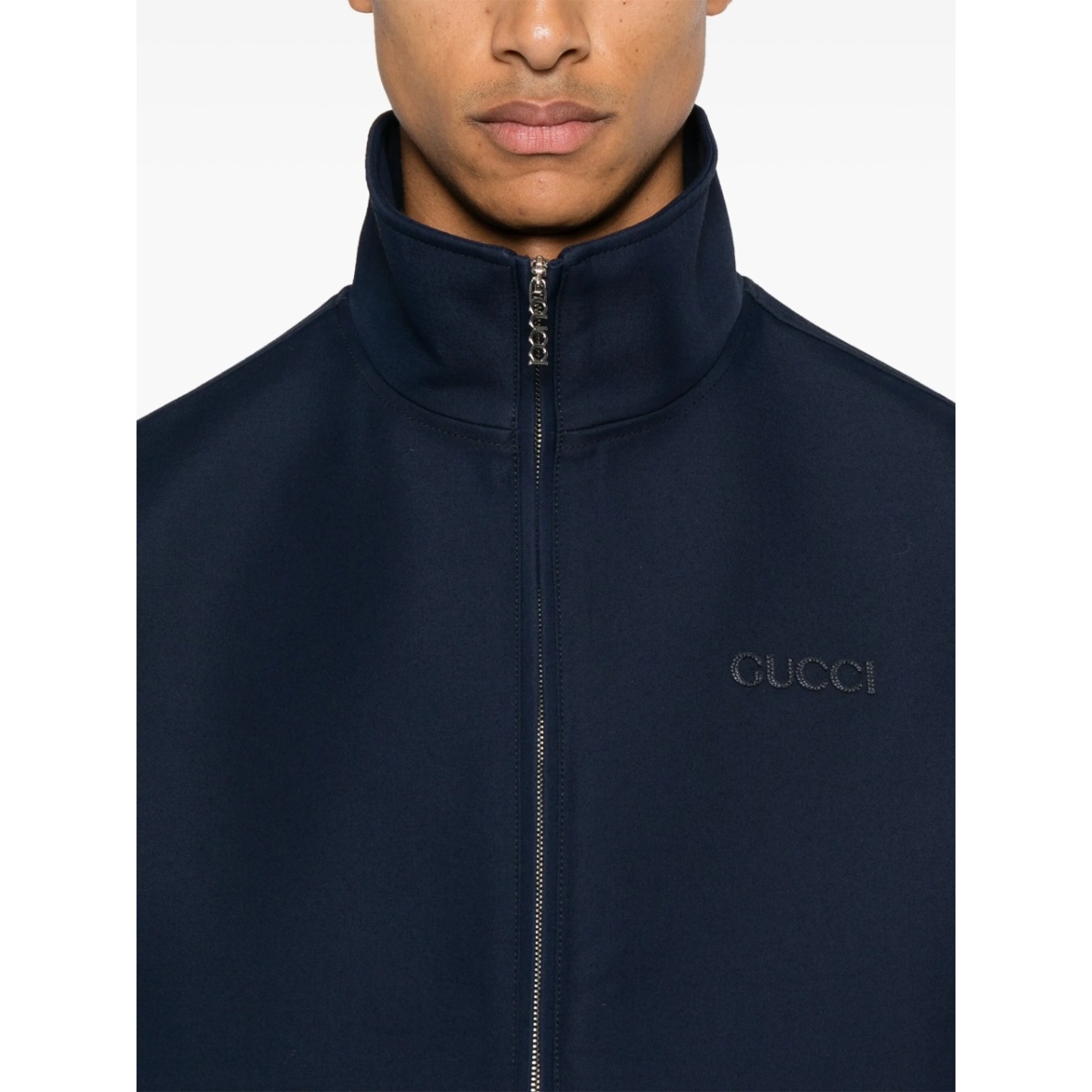 embroidered-logo jacket - Img 5