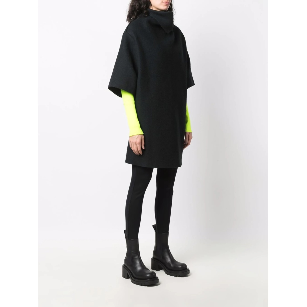 embroidered-logo knitted dress - Img 3