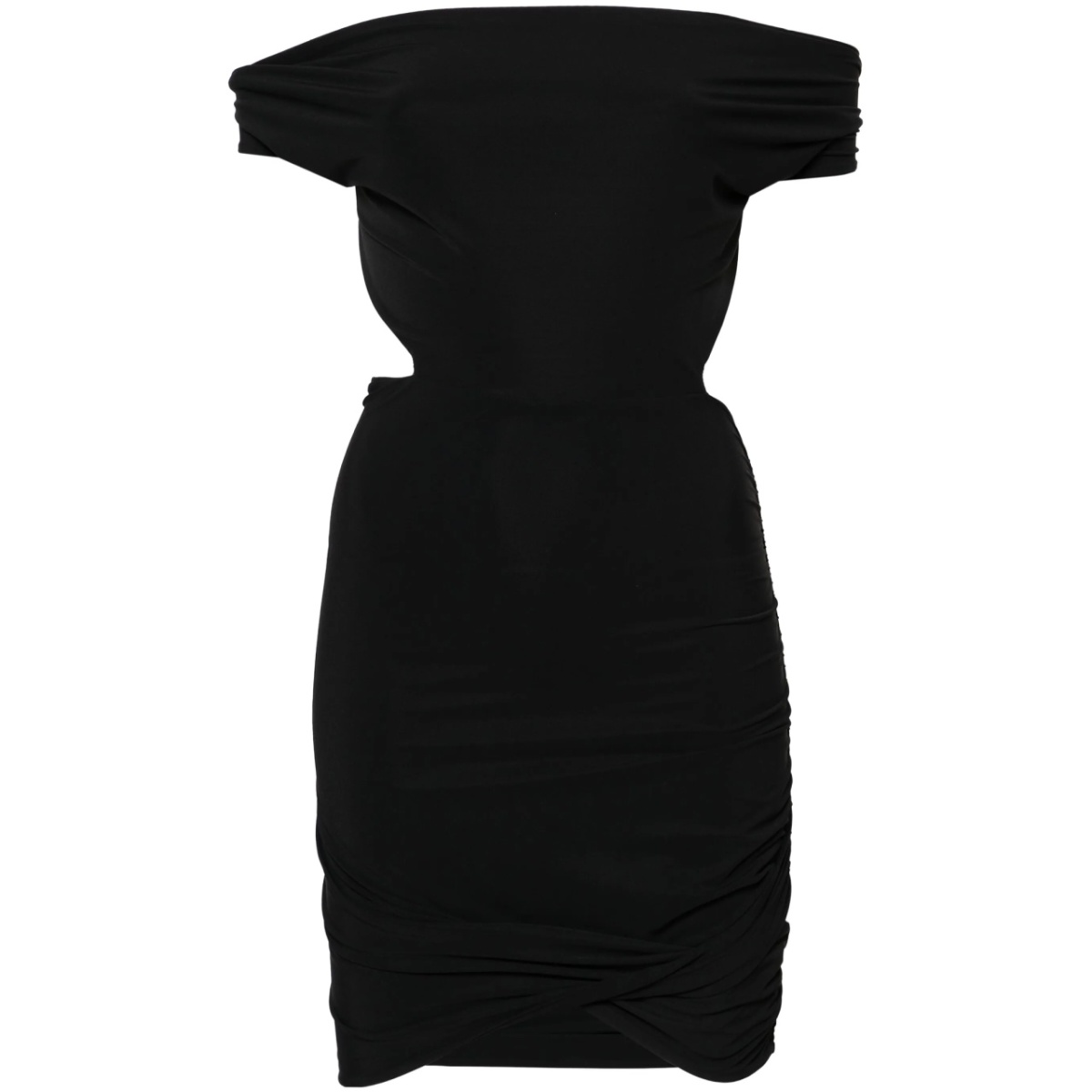 Ester cowl-neck minidress