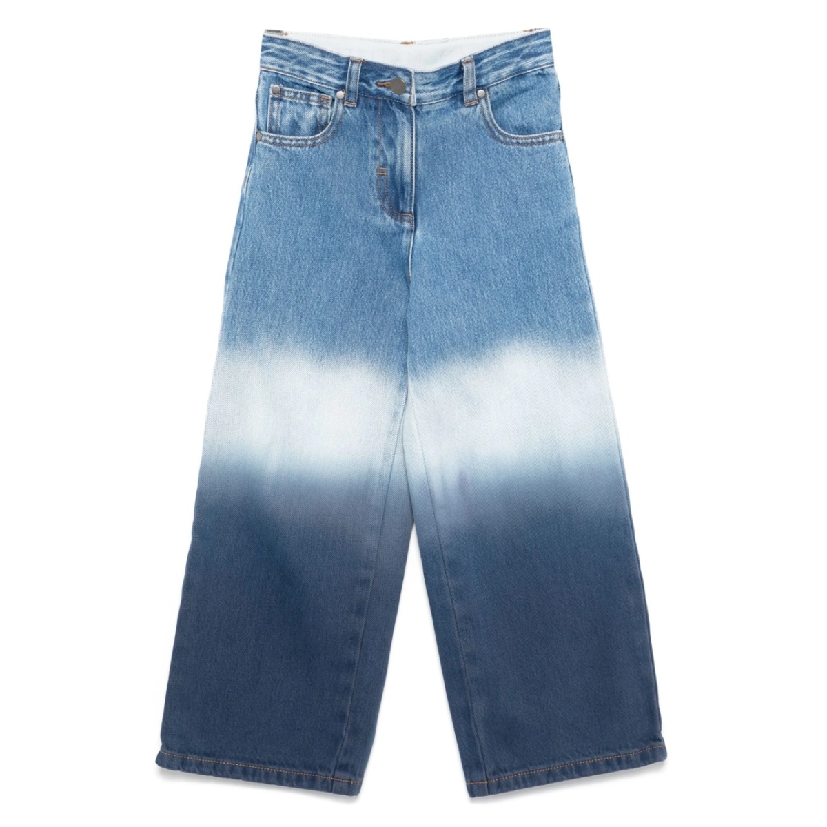 faded-effect jeans