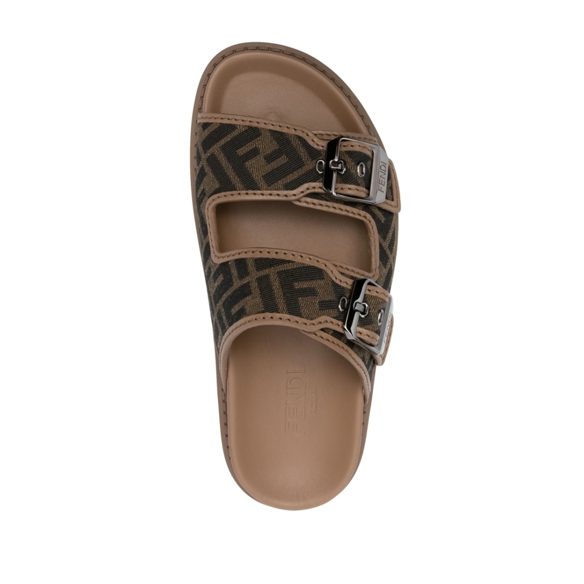 Feel FF-jacquard sandals - Img 4