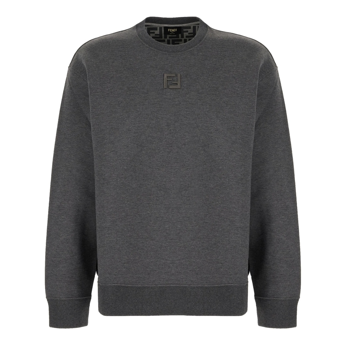 FF-embroidered sweatshirt