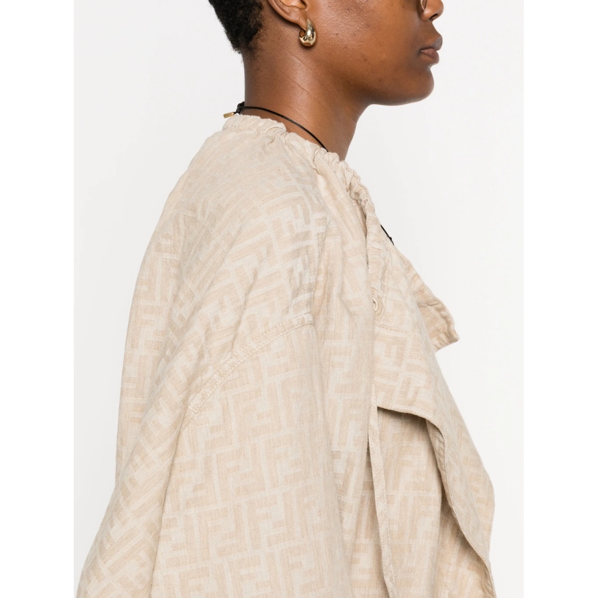 FF-jacquard drawstring jacket - Img 5