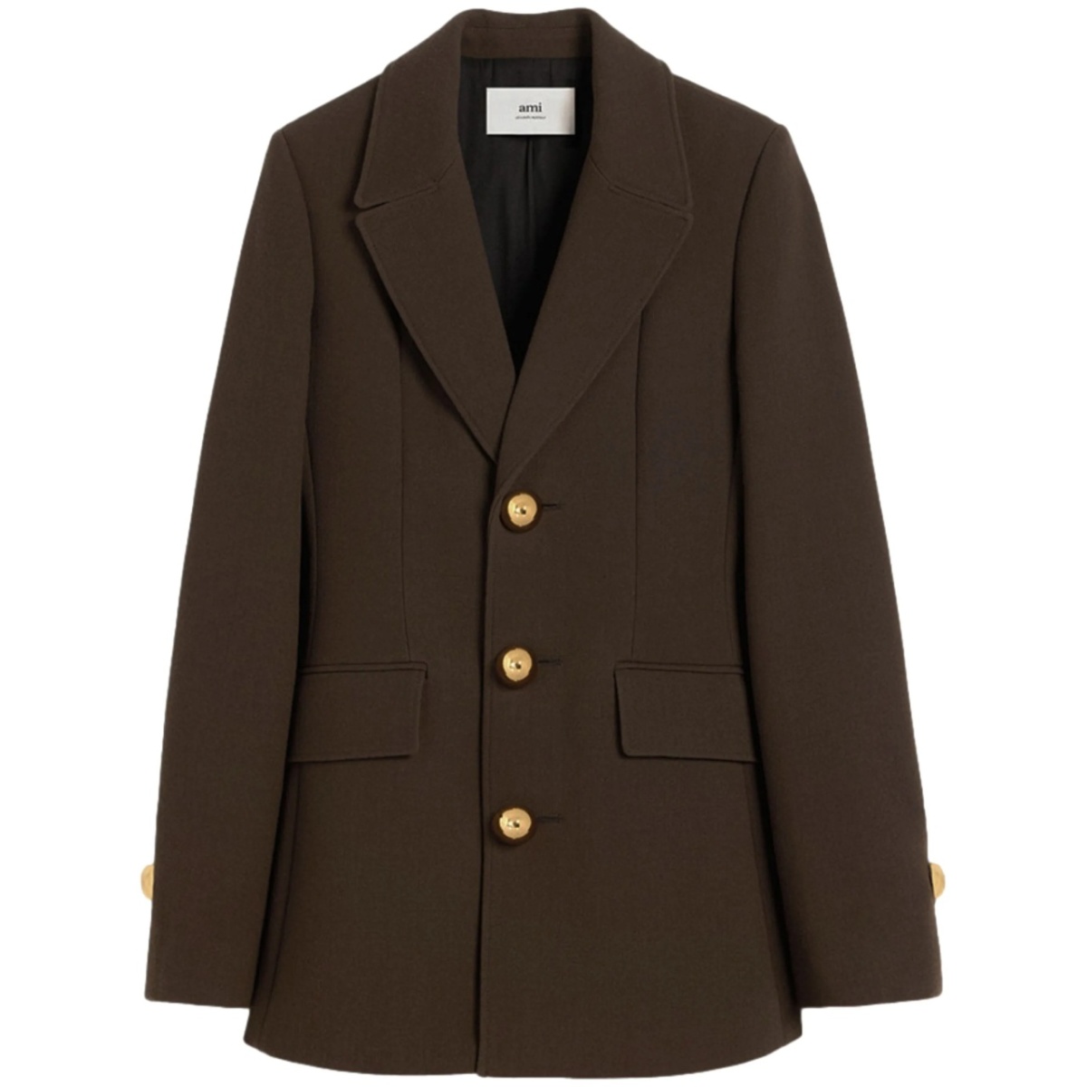 fitted buttoned jacket