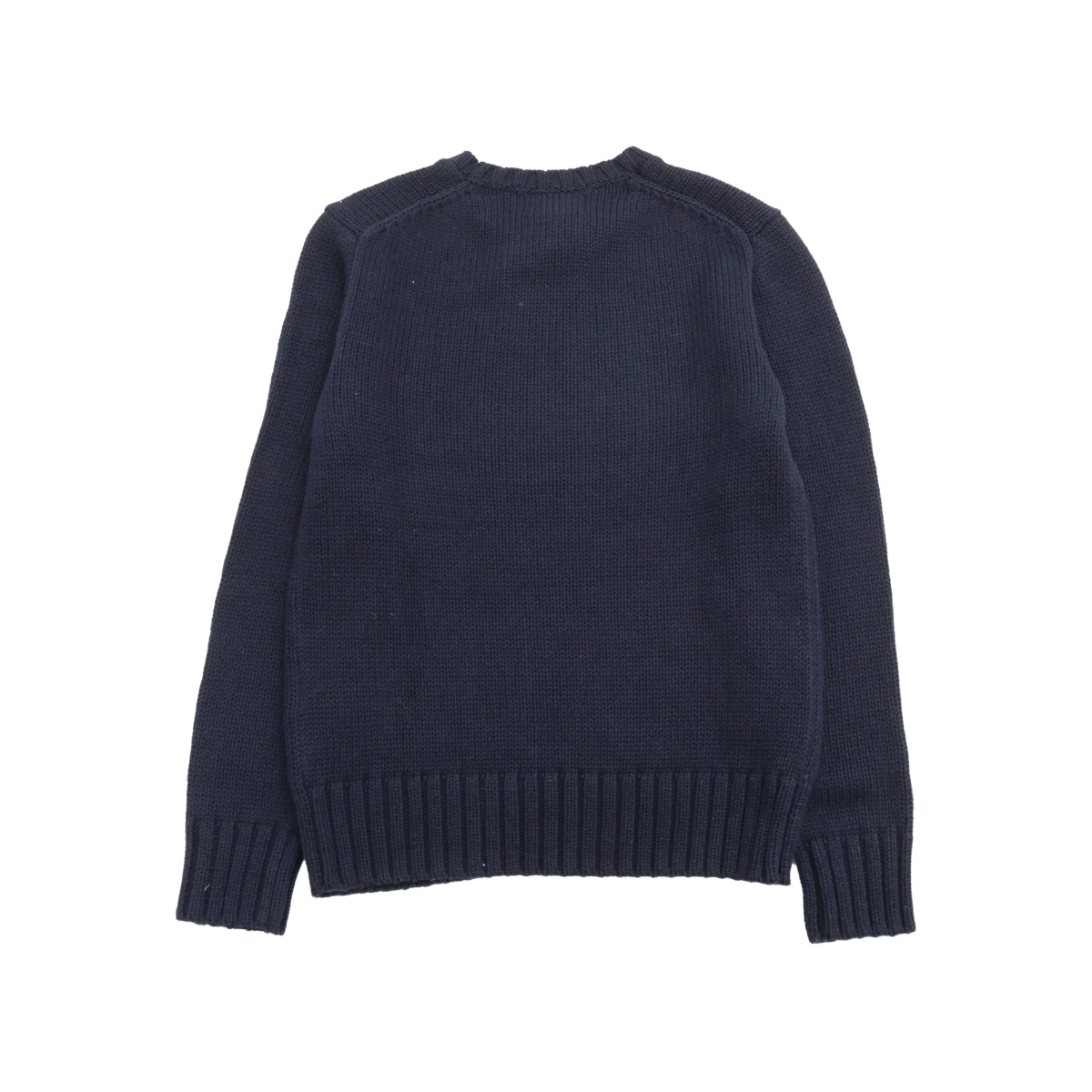 flag-intarsia cotton sweater - Img 2