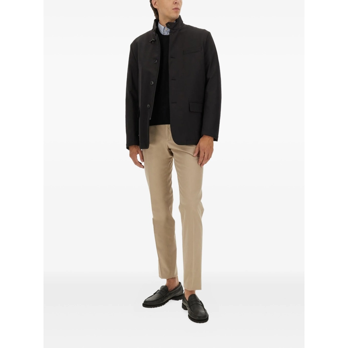 flap-pocket buttoned jacket - Img 2