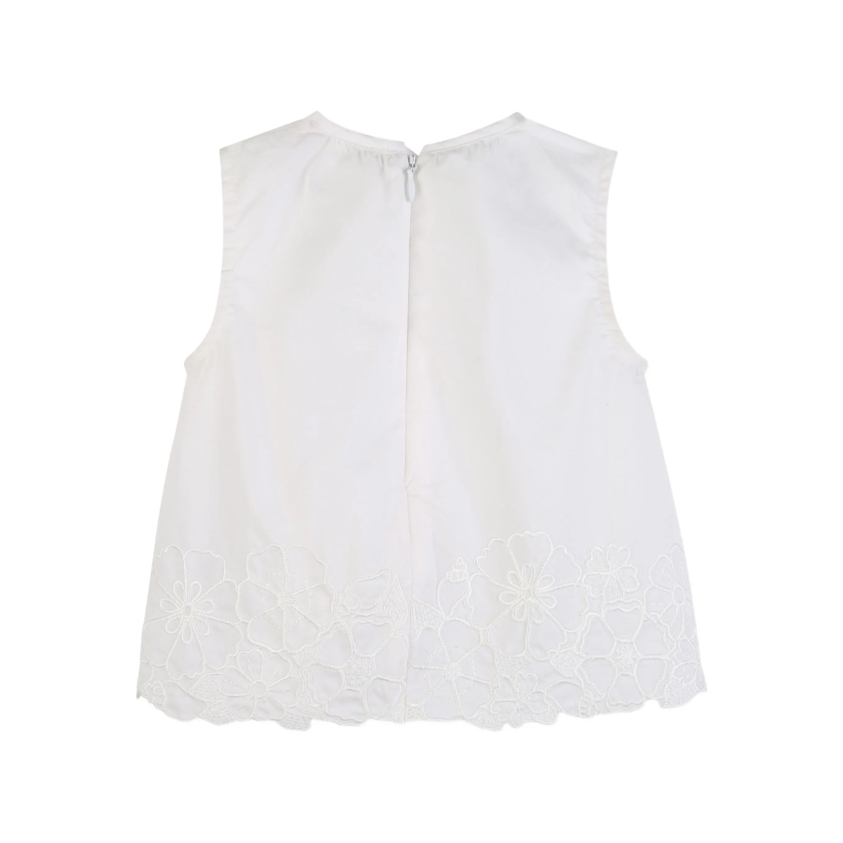 floral-appliqué top - Img 2