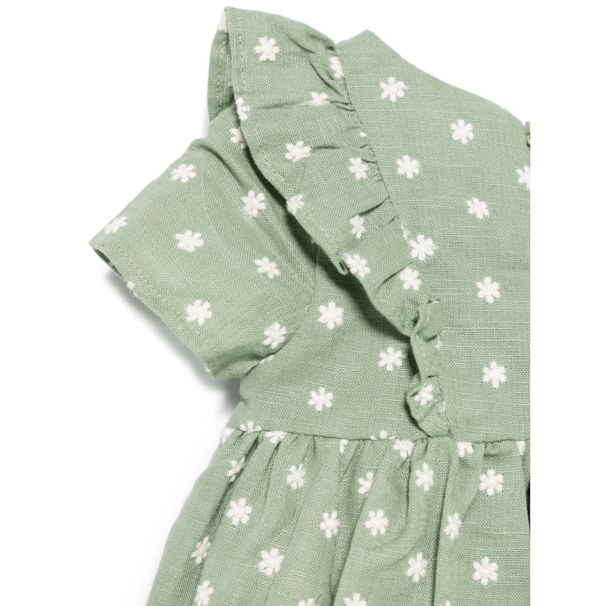 floral-embroidered dress - Img 3