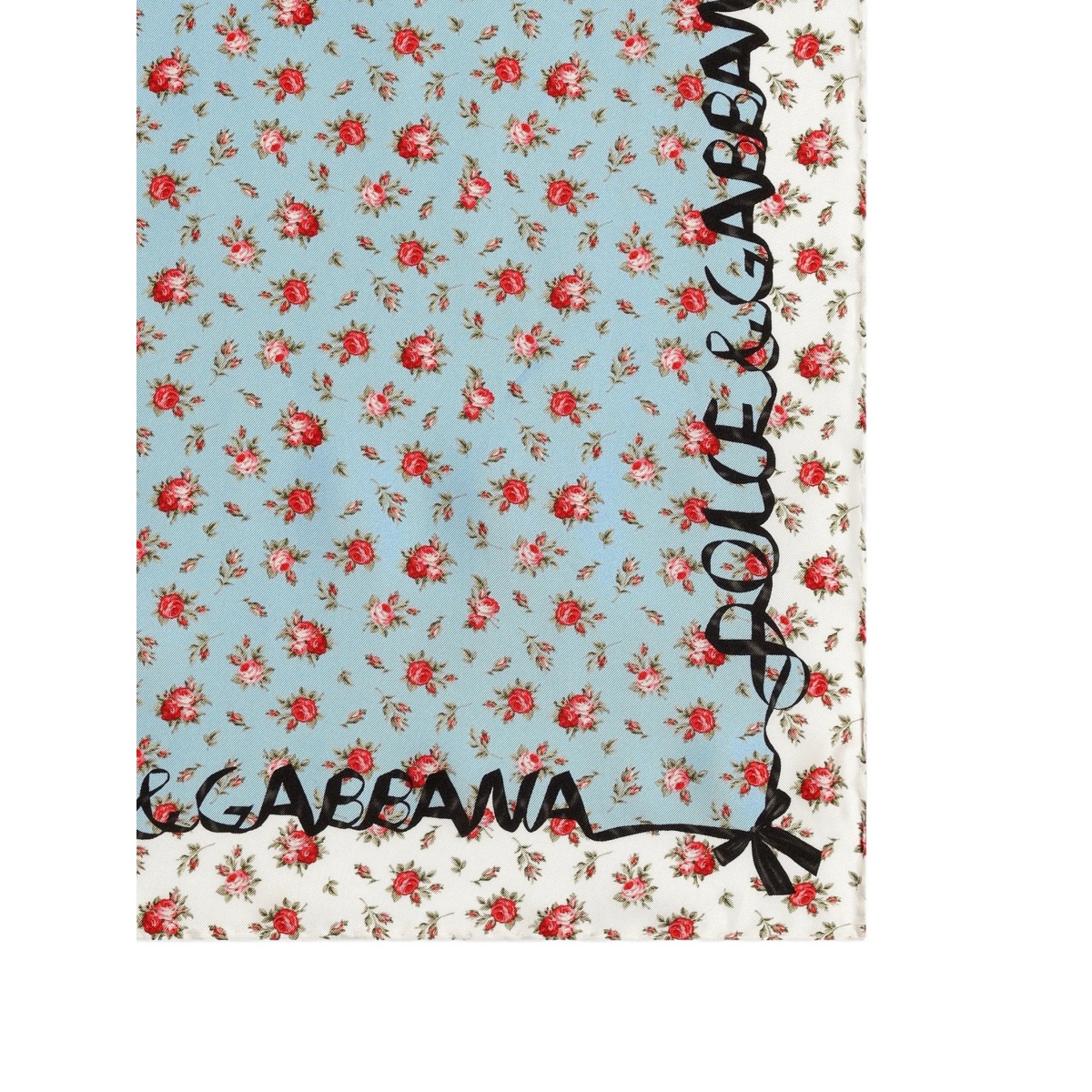 floral-print logo scarf - Img 2