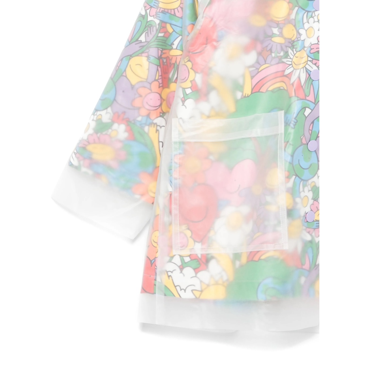 floral-print raincoat - Img 3