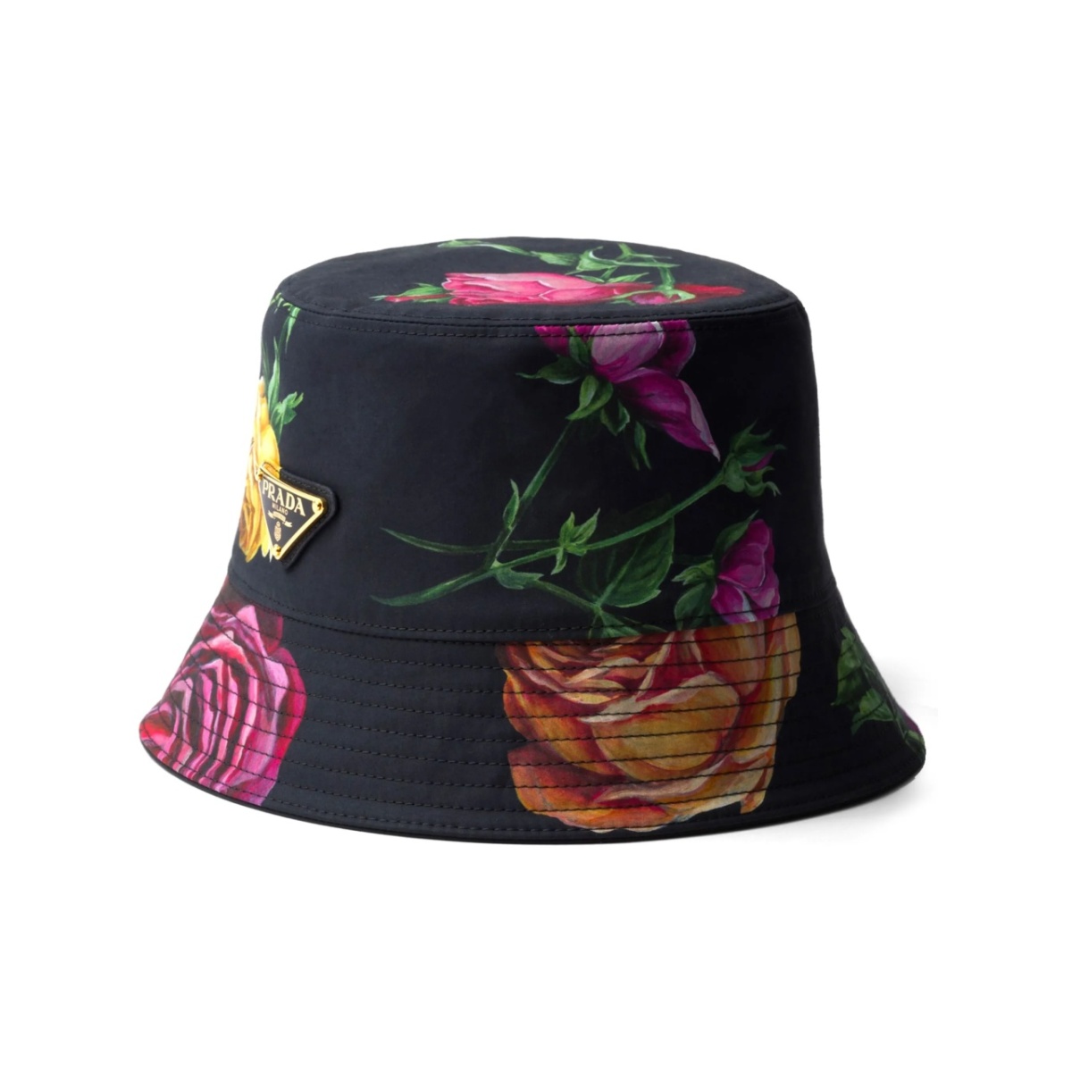 floral-print reversible bucket hat