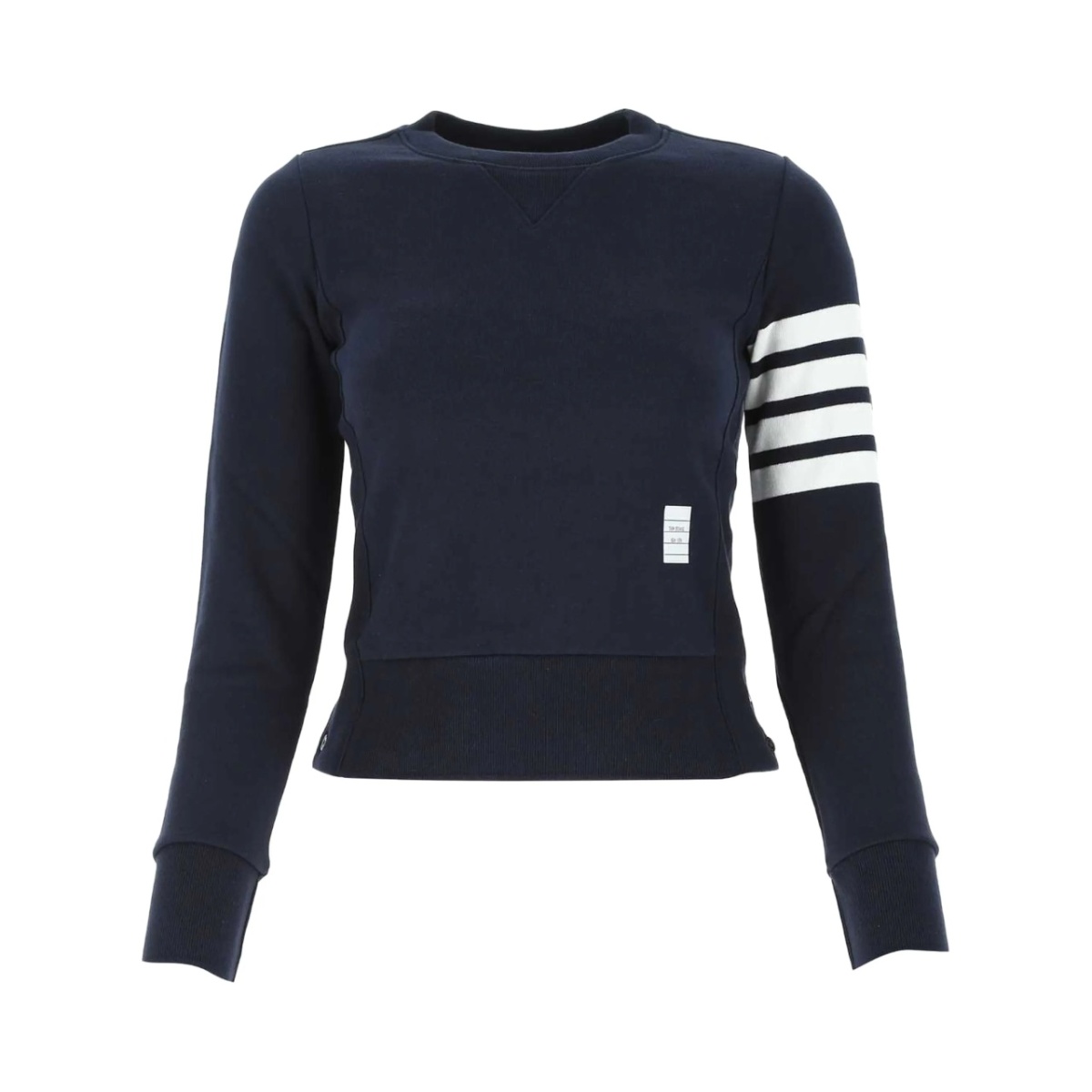 four-bar stripe cotton jumper