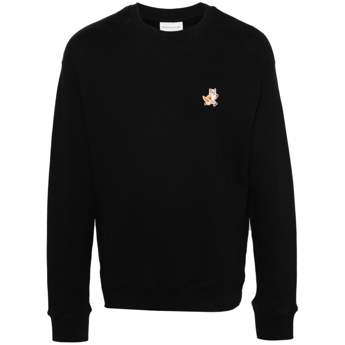 Fox-motif cotton sweatshirt