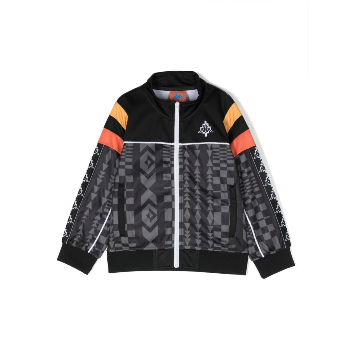 geometric-print track jacket