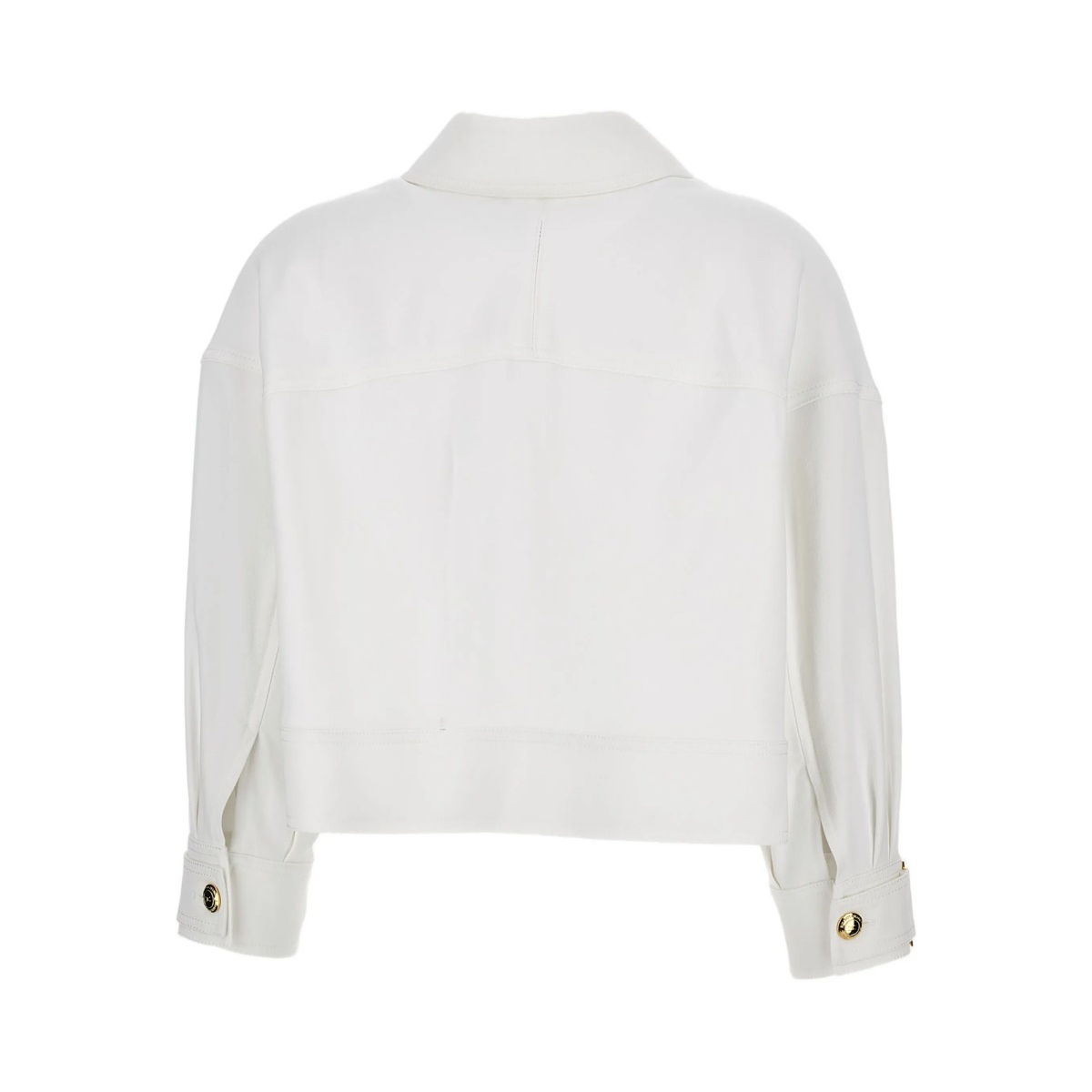 gold button patch pocket jacket - Img 2