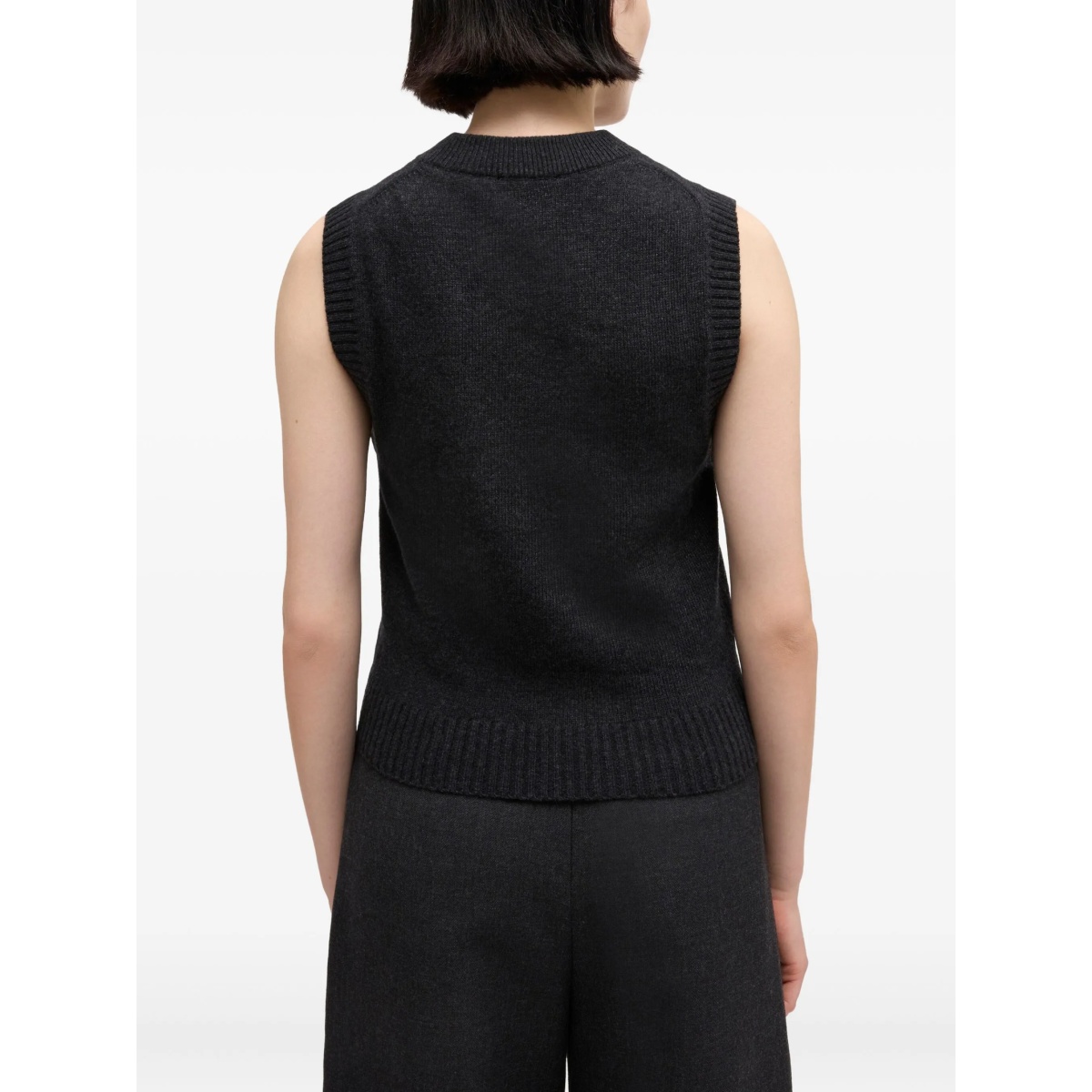 graphic knitted vest - Img 4