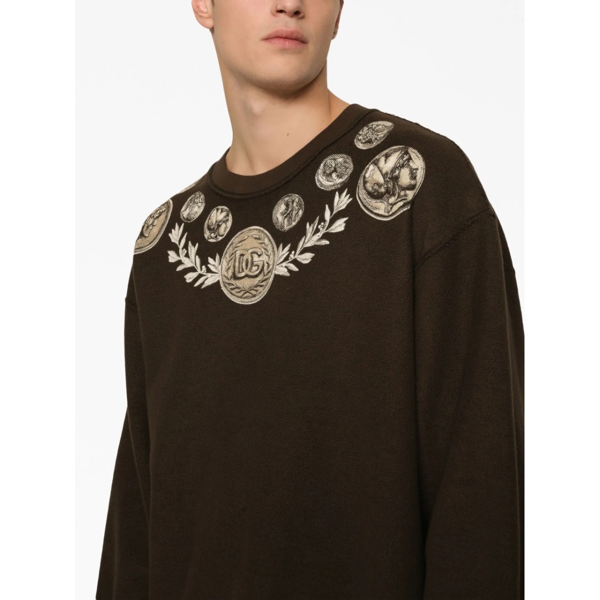 graphic-print cotton sweatshirt - Img 5