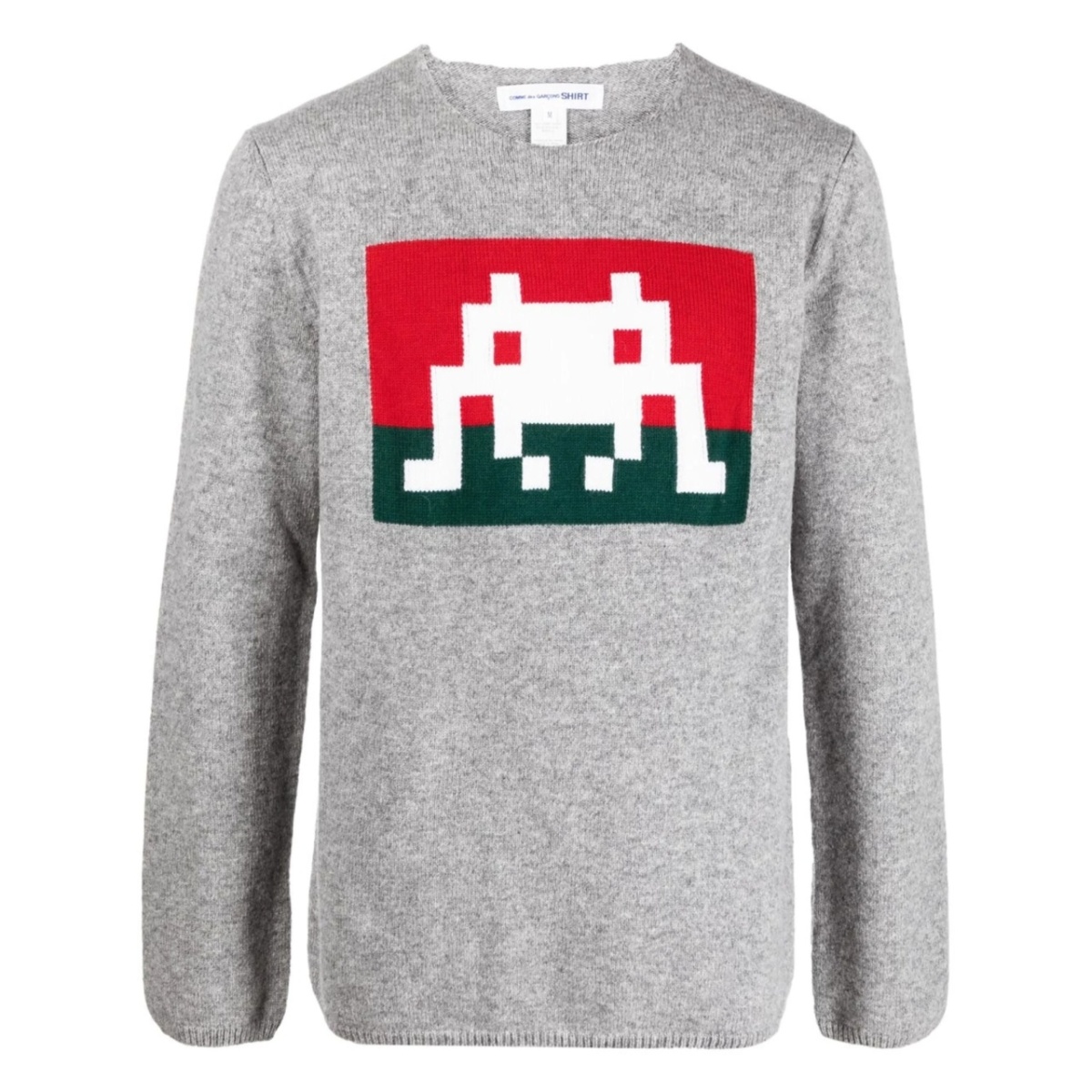 graphic-print jumper