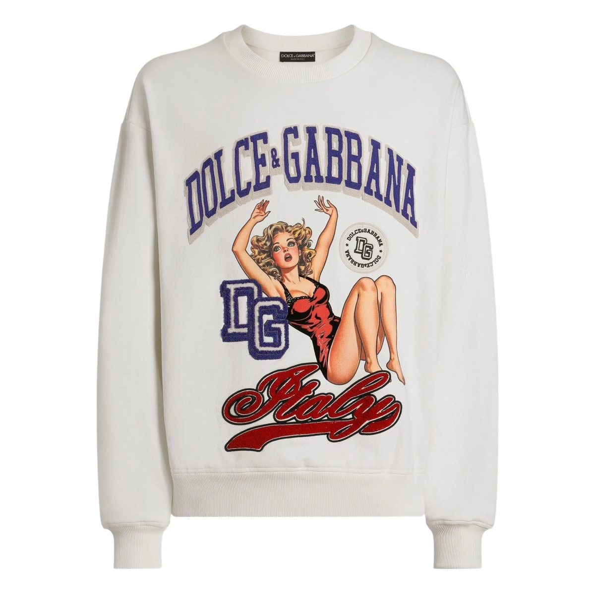 graphic-print sweatshirt